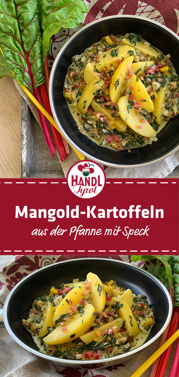 Mangold-Kartoffel-Pfanne mit Speck