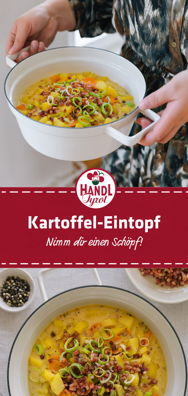 Kartoffel-Lauch-Eintopf mit Speckwürfeln - HANDL TYROL Kartoffel-Lauch-Eintopf mit Speckwürfeln - HANDL TYROL