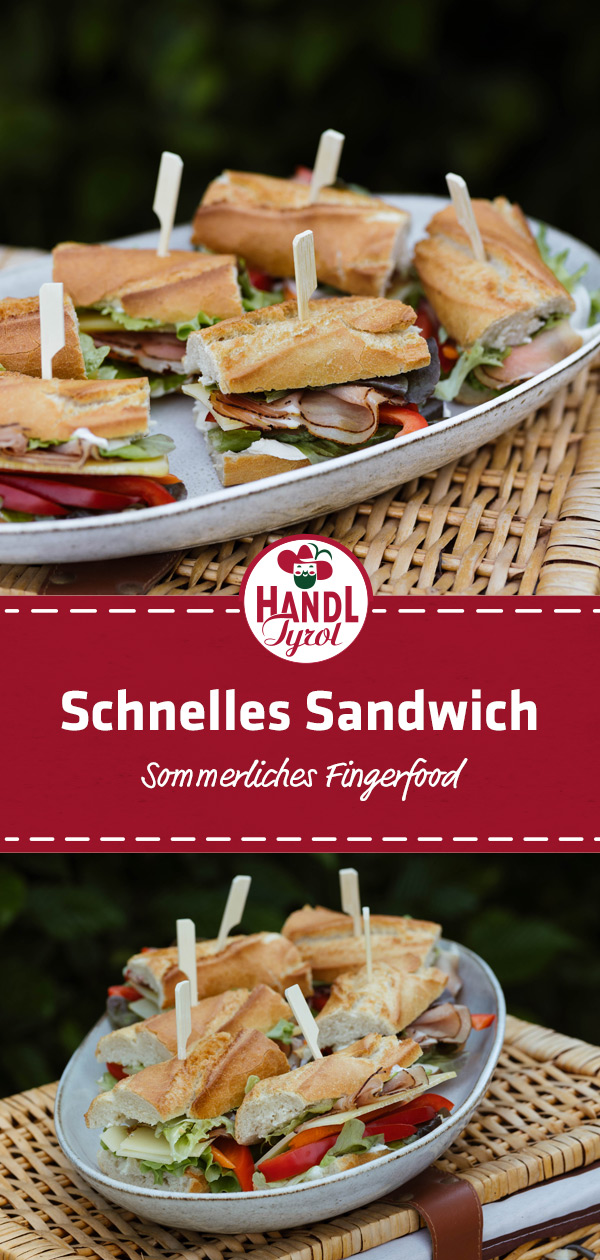 Sandwich mit Tiroler Speck - HANDL TYROL Sandwich mit Tiroler Speck - HANDL TYROL