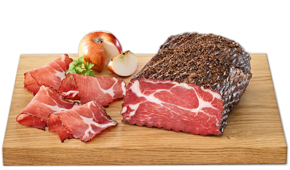 Tiroler Speck g.g.A. Schopfspeck Handl Tyrol